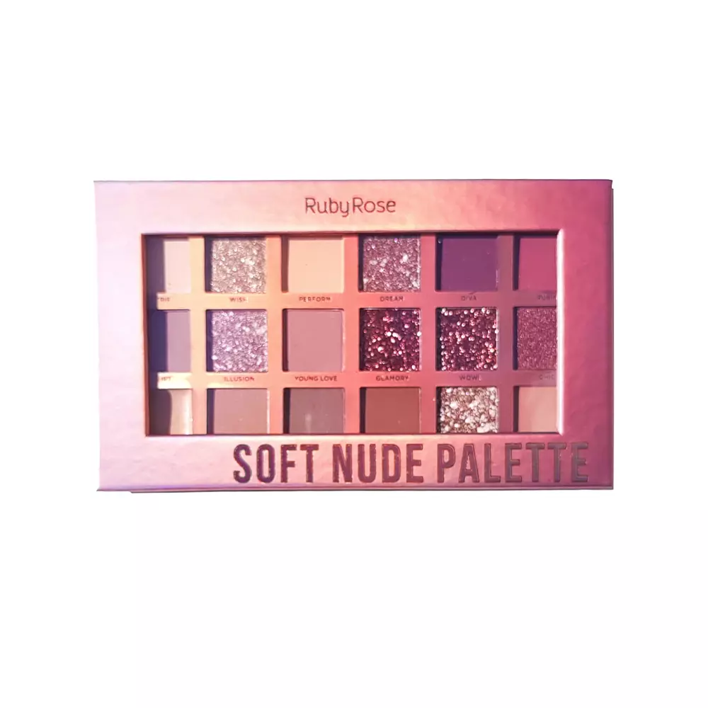 Maquiagem com a paleta Soft Nude da Ruby Rose